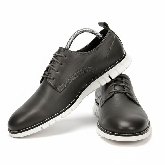 Cole Haan Mens 9.5 ZEROGRAND OriginalGrand Comfort Leather Hybrid Oxford Shoes - Picture 1 of 13